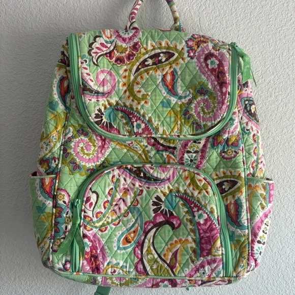 Vera Bradley Floral Pink and Green Women\'s Backpack Vera Bradley | Bags | Vera Bradley Pink And Green Floral  main image 3